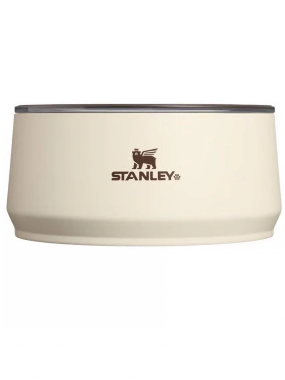 Stanley 6 Cup Stainless Pet Bowl Cream Western Dog Cat with Lid